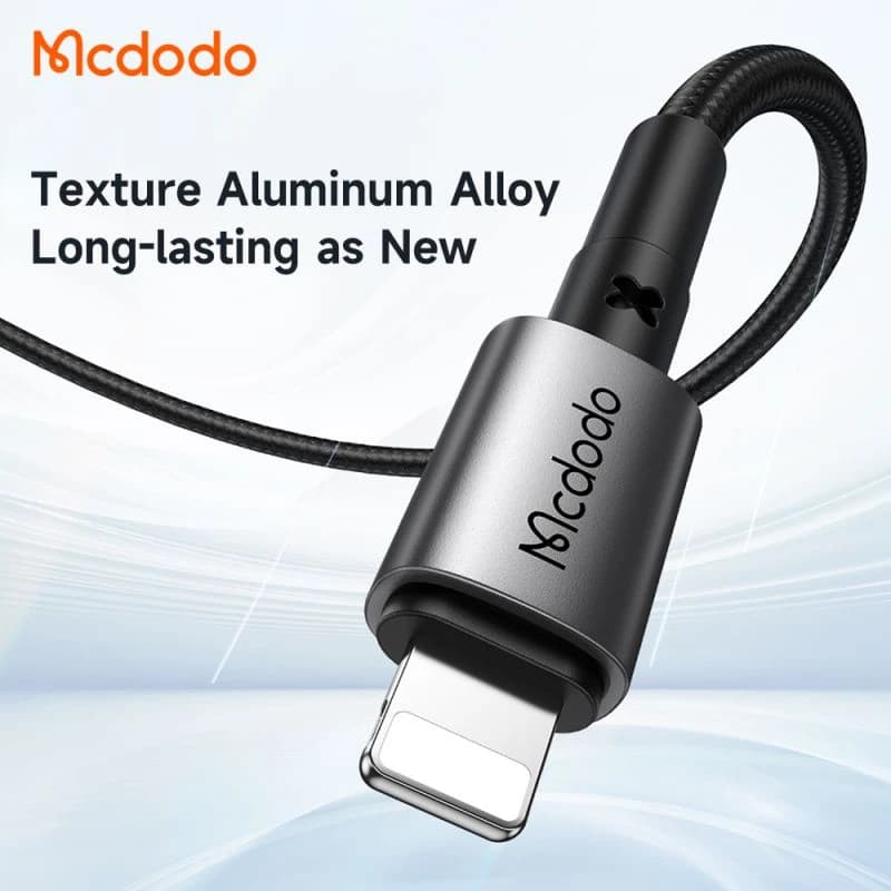 کابل لایتنینگ به Type C مک دودو Mcdodo CA-2850 طول 1.2 متر توان 36 وات — تصویر ۶