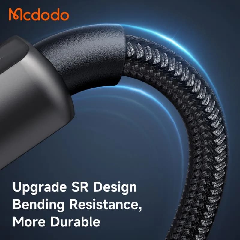 کابل Type C مک دودو Mcdodo CA-3630 دارای قطع کن خودکار طول 1.2 متر توان 100 — تصویر ۳