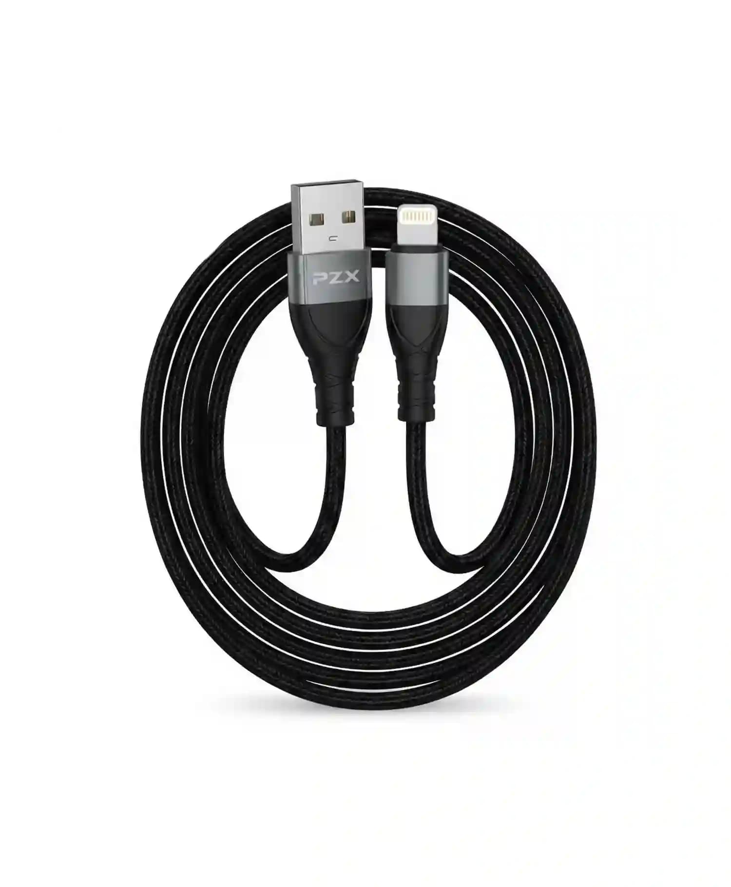 کابل تبدیل USB به Lightining پی زد ایکس مدل S19 طول 1 متر — تصویر ۲