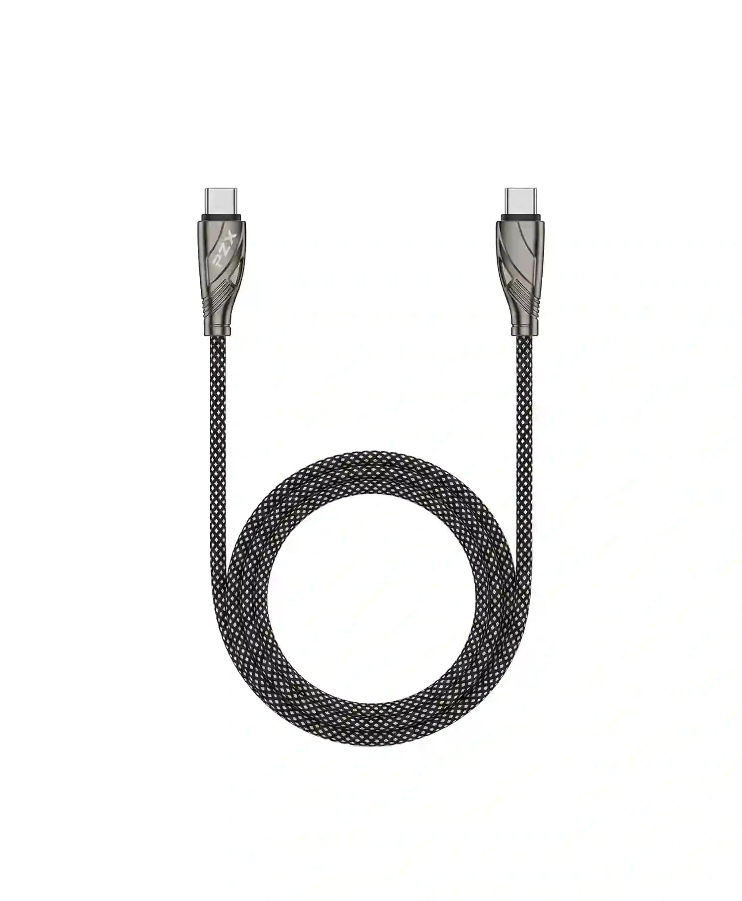 کابل تبدیل Type-C به Type-C پی زد ایکس مدل V188 100W — تصویر ۳