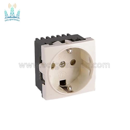 پریز برق سفید دانوب 45×45
