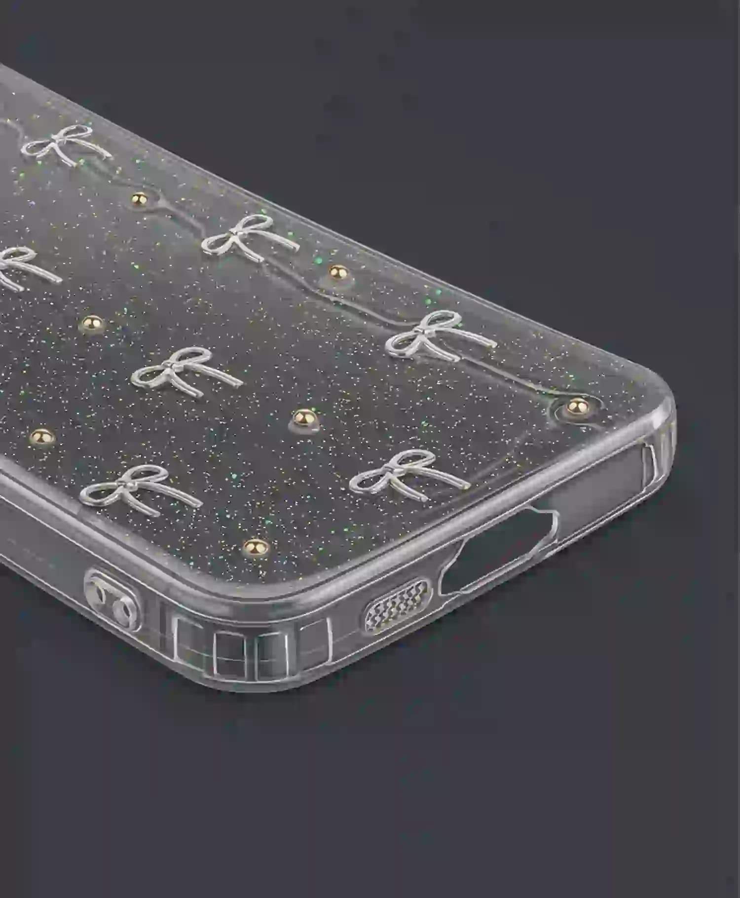 قاب ژله ای شاین دار پاپیونی گوشی موبایل Samsung A55 — تصویر ۳