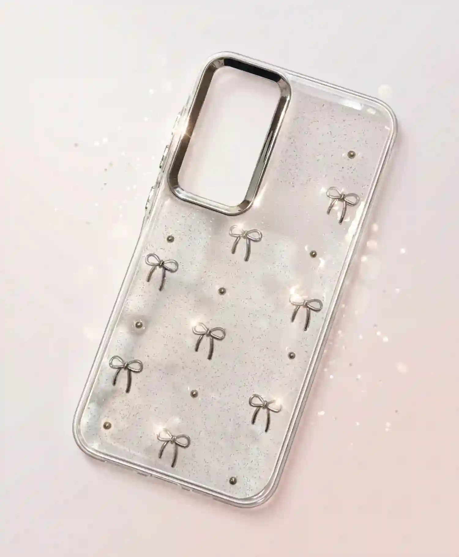 قاب ژله ای شاین دار پاپیونی گوشی موبایل Samsung A55 — تصویر ۵
