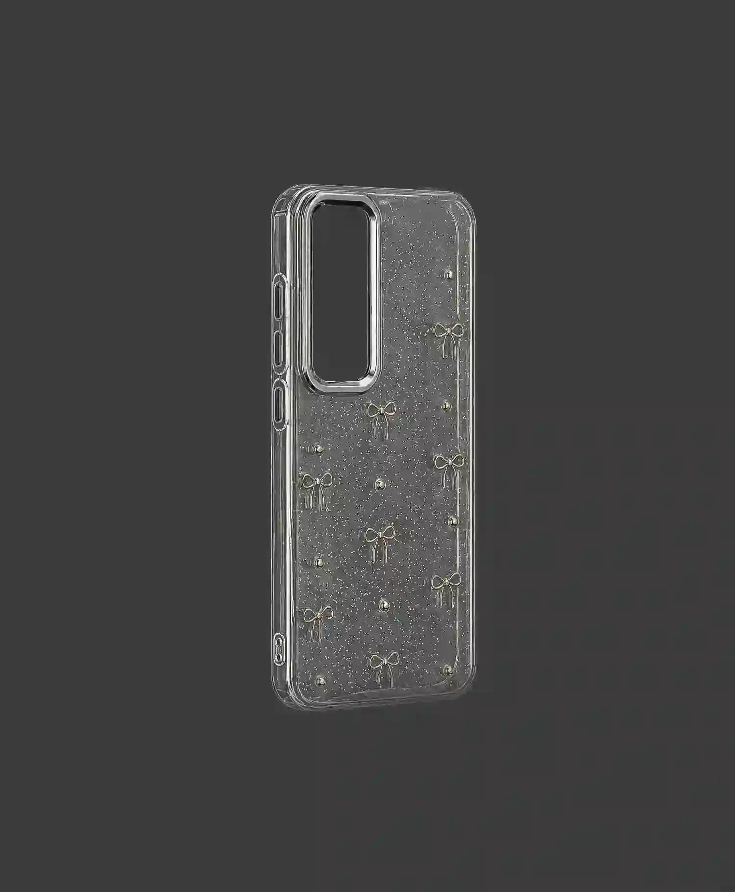 قاب ژله ای شاین دار پاپیونی گوشی موبایل Samsung A55 — تصویر ۴