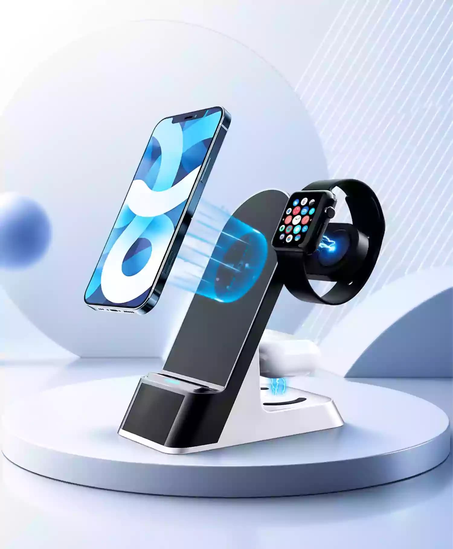 شارژر وایرلس 15W نیتو مدل NT201 — تصویر ۵