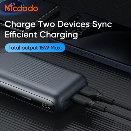 پاوربانک 10000 میلی آمپر مک دودو مدل Mcdodo MC-4530 توان 33 وات — تصویر ۴