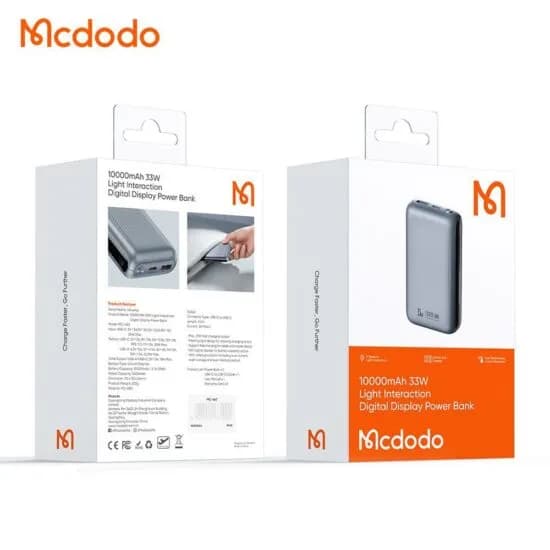 پاوربانک 10000 میلی آمپر مک دودو مدل Mcdodo MC-4530 توان 33 وات — تصویر ۸