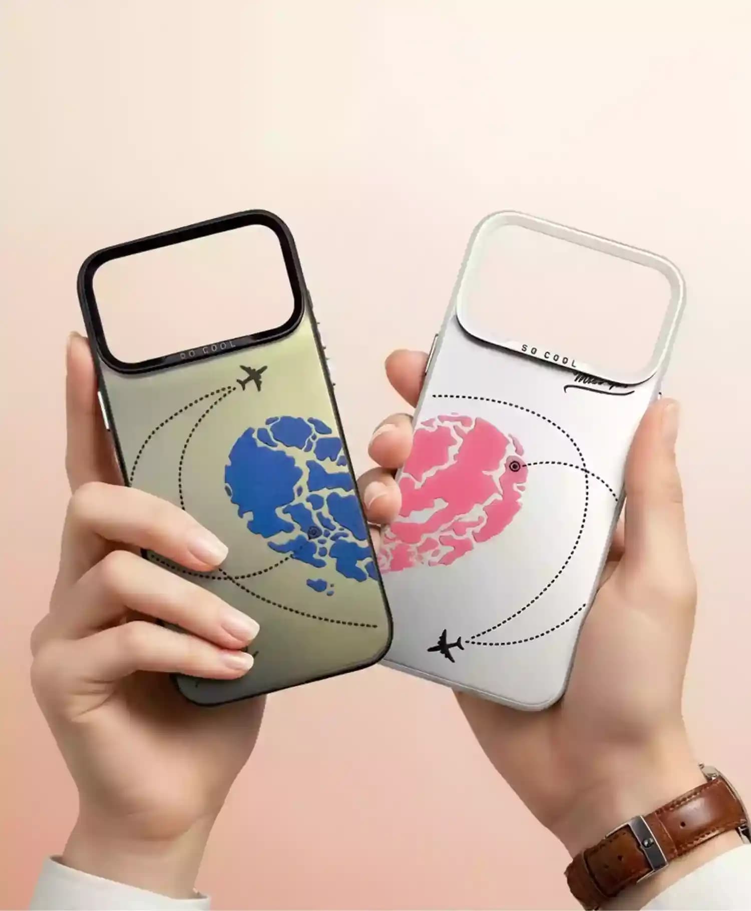 قاب ست کاپلی So Cool طرح سفر عشق گوشی آیفون Iphone 17 Pro — تصویر ۵