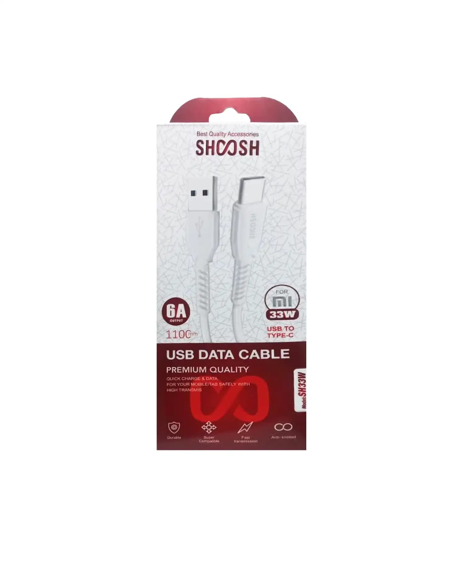 کابل تبدیل USB به Type-C شوش SH-33W — تصویر ۳