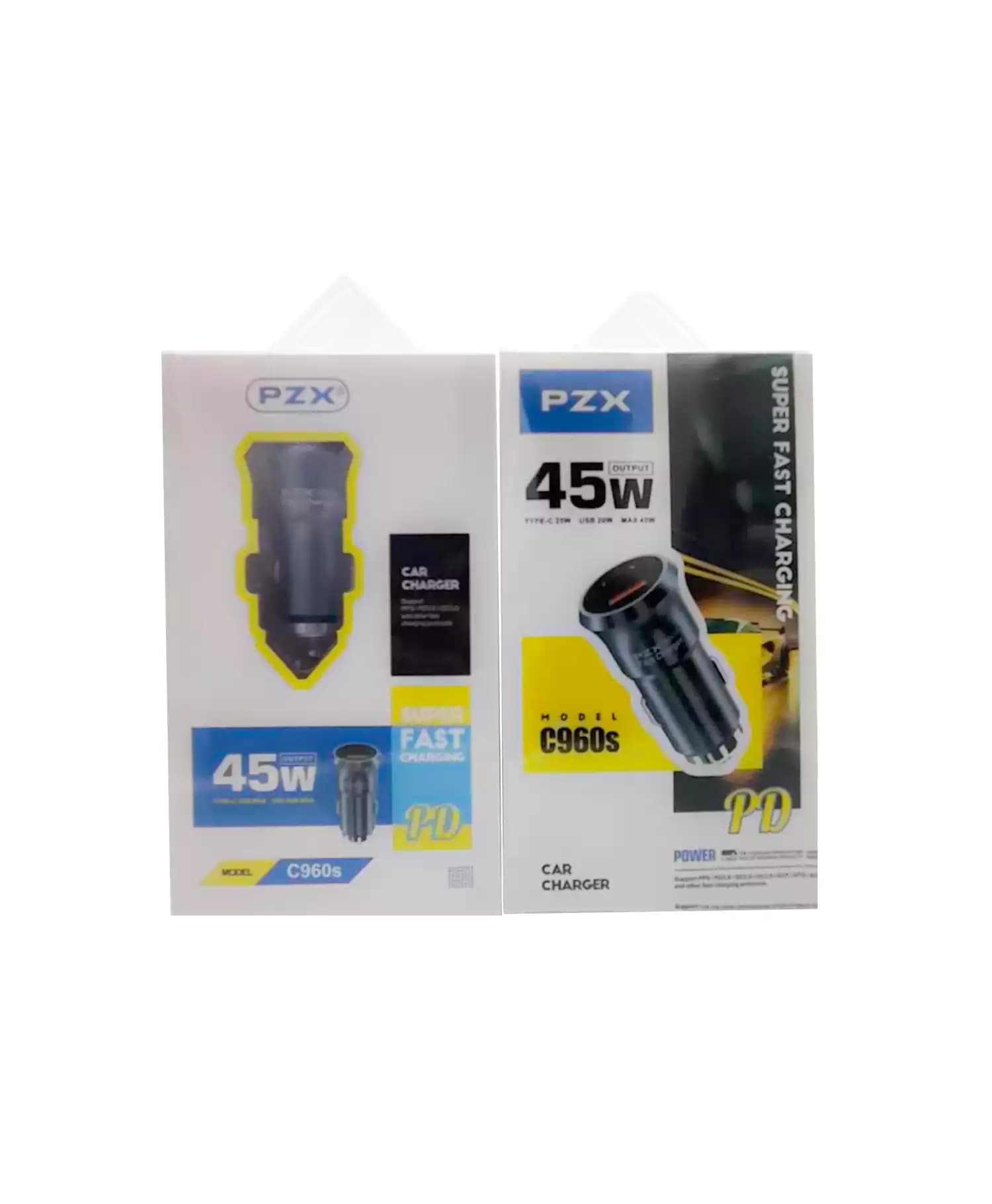 شارژر فندکی پی زد ایکس 45W مدل C960s — تصویر ۴
