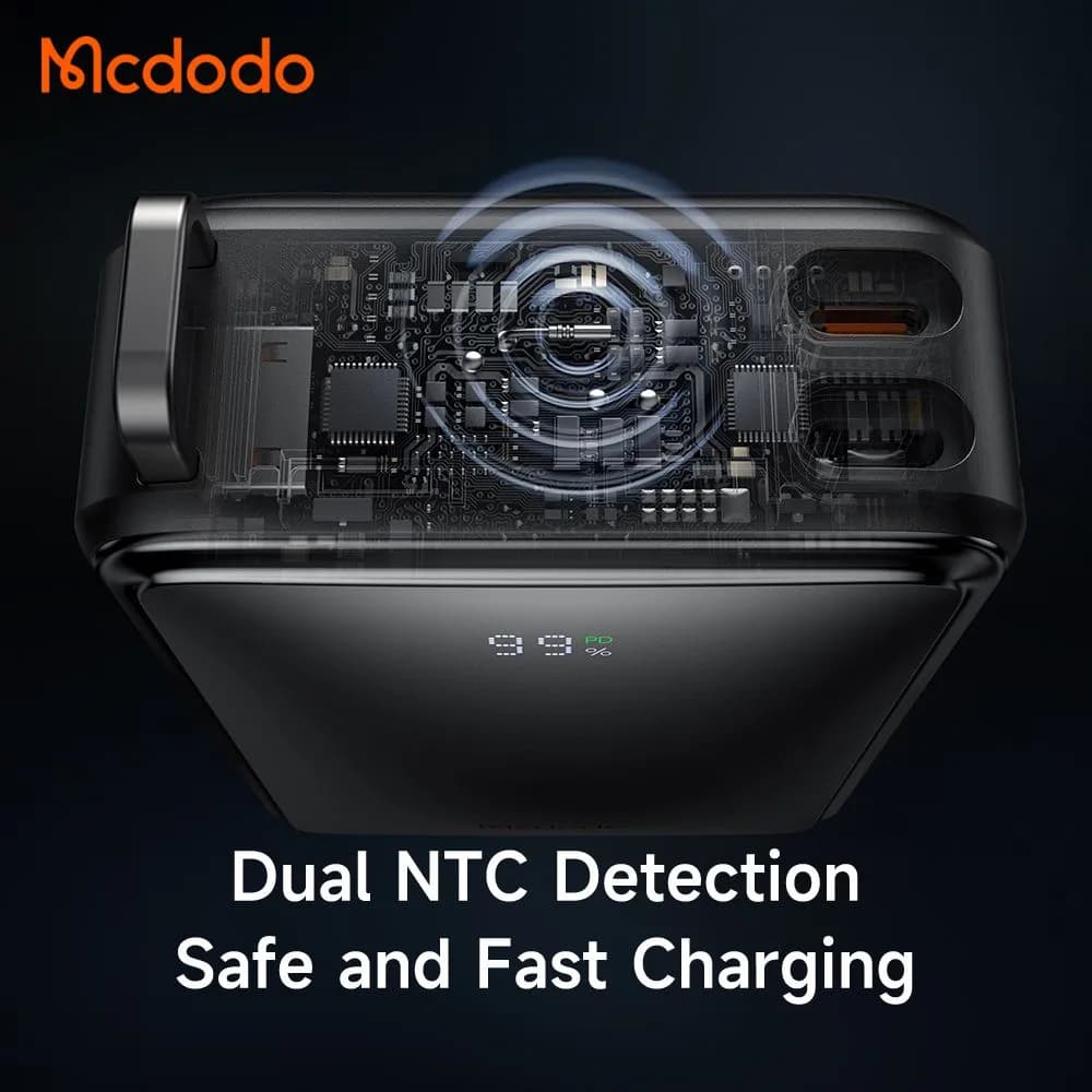 پاوربانک 20000 مک دودو Mcdodo MC-433 توان 67 وات همراه با کابل — تصویر ۲