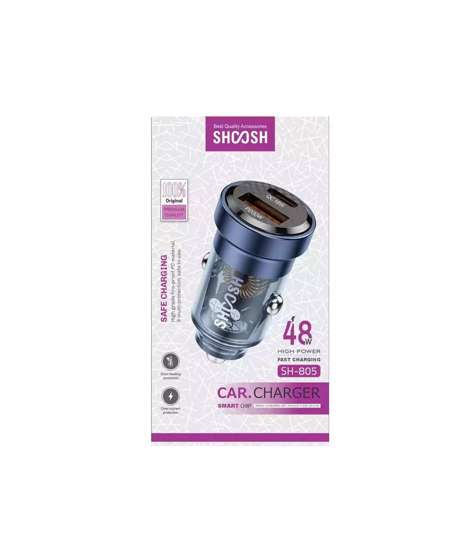 شارژر فندکی 48 وات شوش مدل SH-805 — تصویر ۴