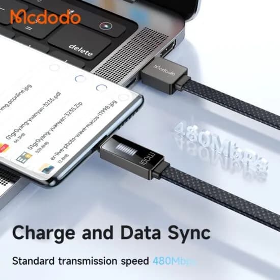 کابل Type C مک دودو مدل Mcdodo CA-4980 توان 100 وات — تصویر ۵