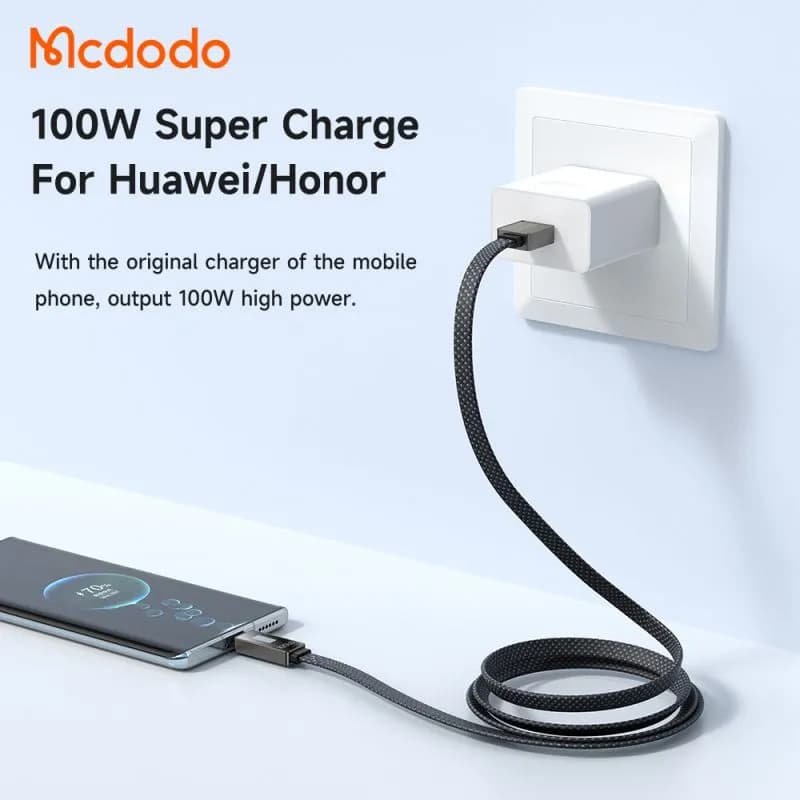 کابل Type C مک دودو مدل Mcdodo CA-4980 توان 100 وات — تصویر ۴
