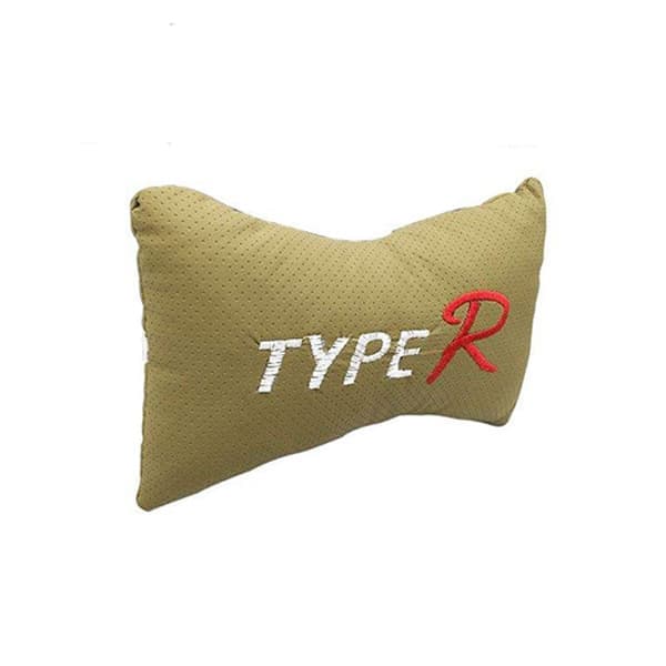 بالش پشت گردنی خودرو تایپر Typer کرم رنگ (2 عددی)