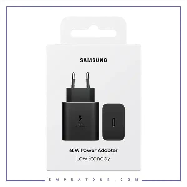 شارژر دیواری 60 وات سامسونگ مدل EP-T6010NBEGWW دو پین — تصویر ۹