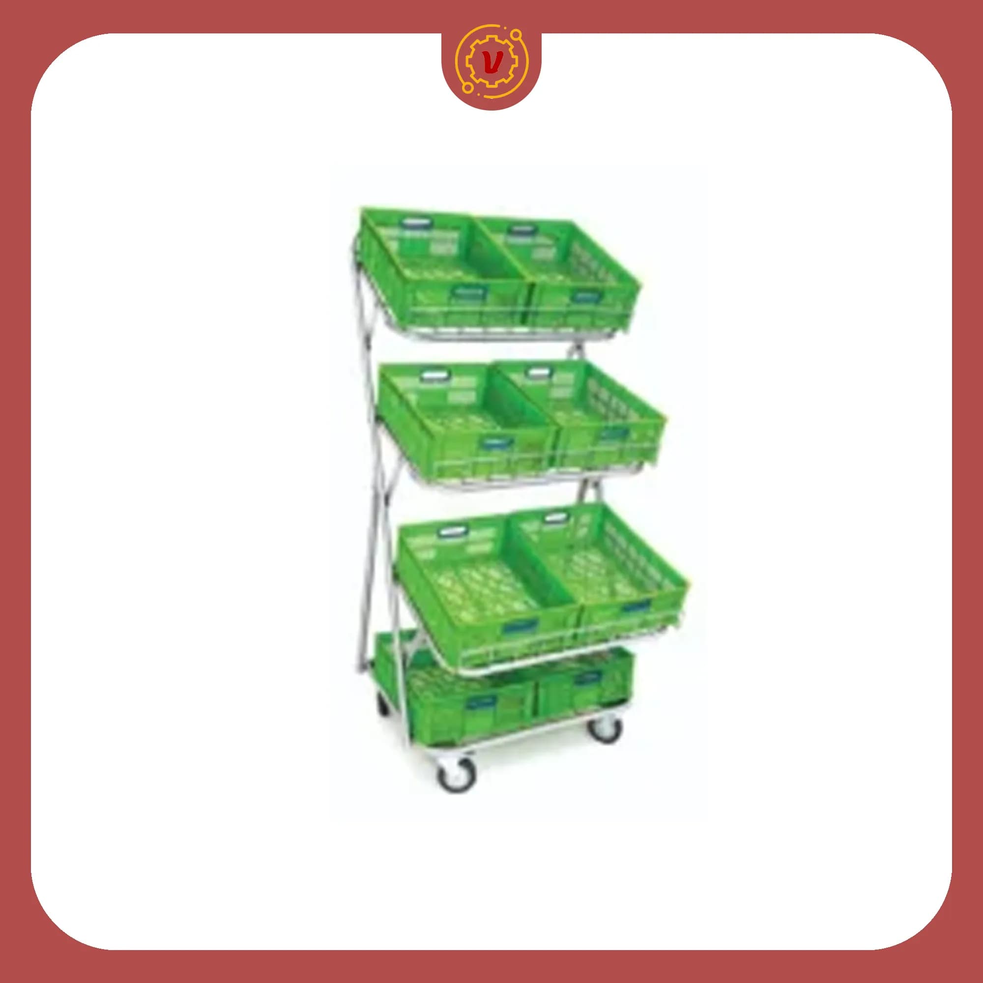 استند میوه و سبزی 8 سبد 17kg