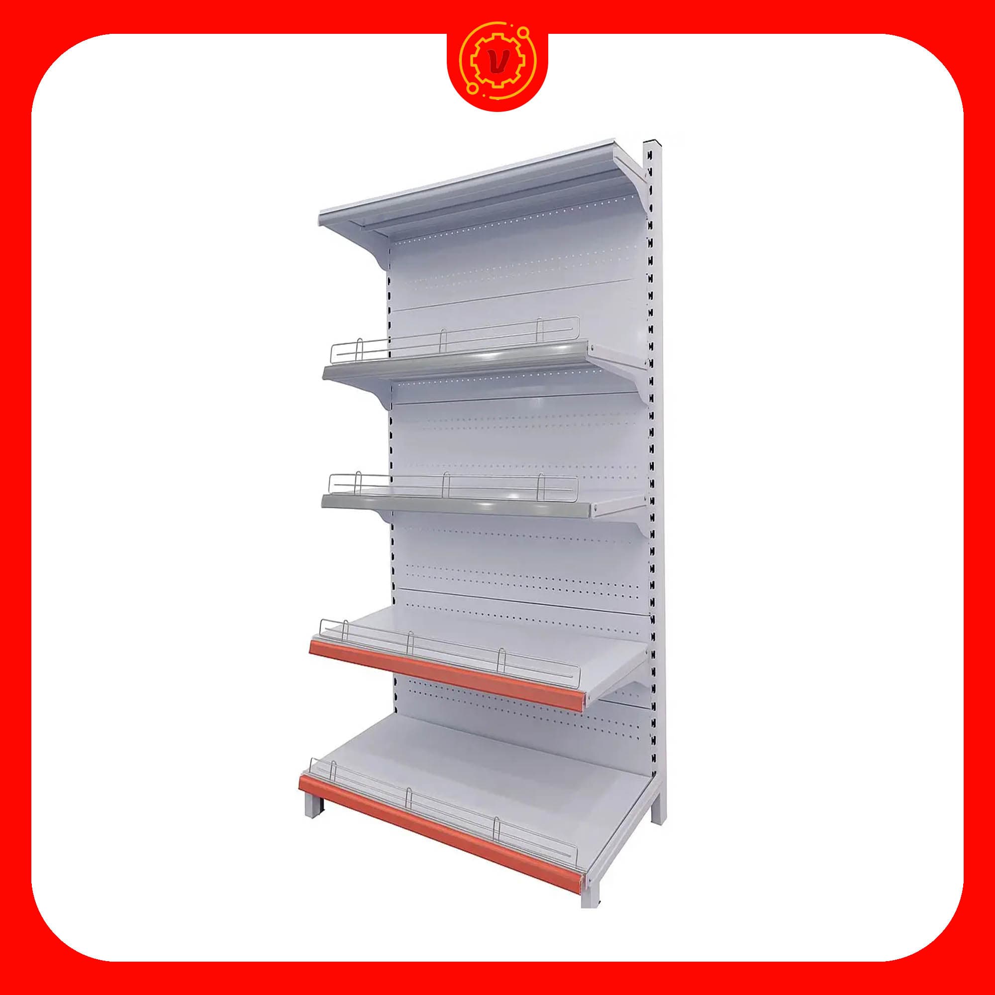 قفسه هایپری خودایست 5 طبقه 95×30 کف40 ارتفاع 190