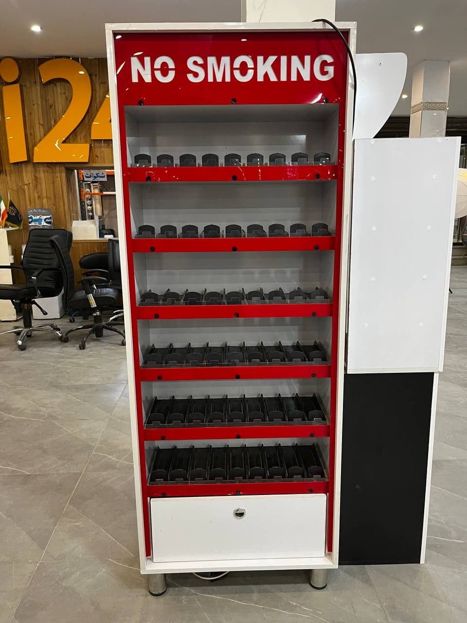 استند سیگار ایستاده LED دار وکیلی 560 پاکتی — تصویر ۵