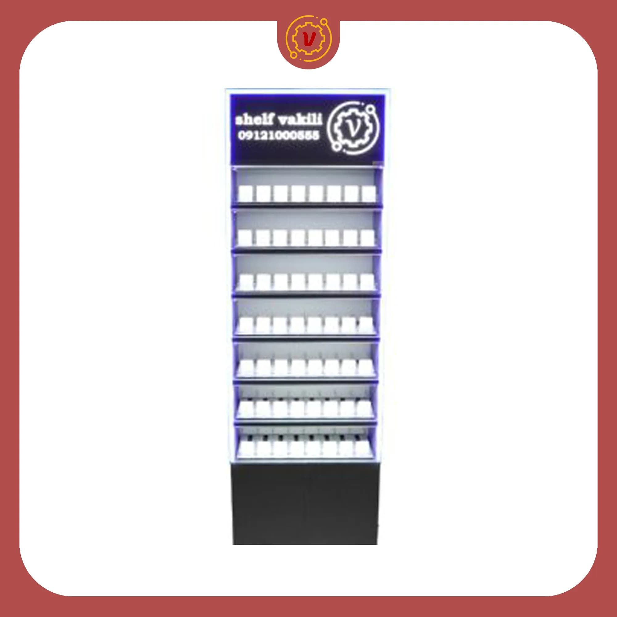 استند سیگار ایستاده LED دار وکیلی 560 پاکتی