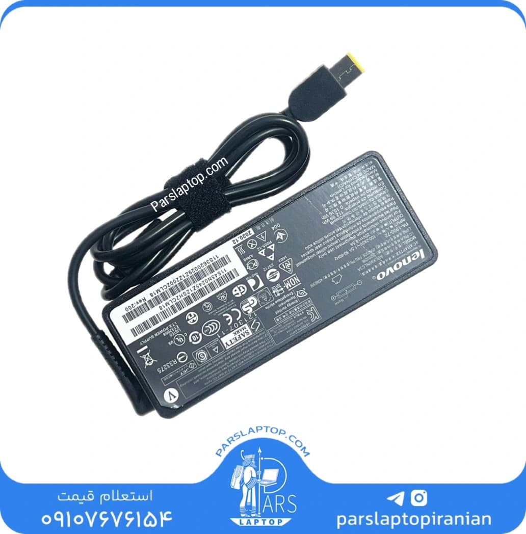 آداپتور لپ تاپ لنوو LENOVO) 90W 20V 4.5A | USB PIN)