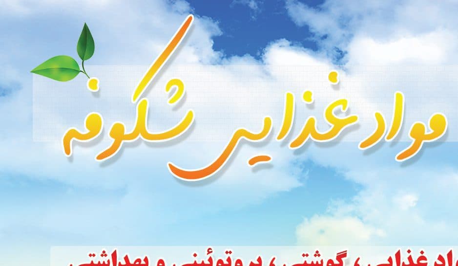 پوستر لایه باز فروشگاه مواد غذایی شکوفه psd — تصویر ۵