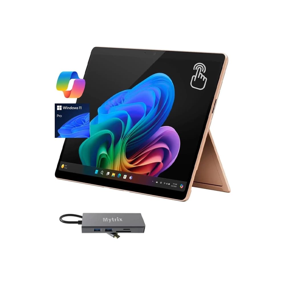 لپ‌تاپ Microsoft Surface Pro 11 | پردازنده Snapdragon X Elite – رم 16 – حافظه داخلی 512 گیگابایت – نمایشگر ۱3 اینچ PixelSense Flow