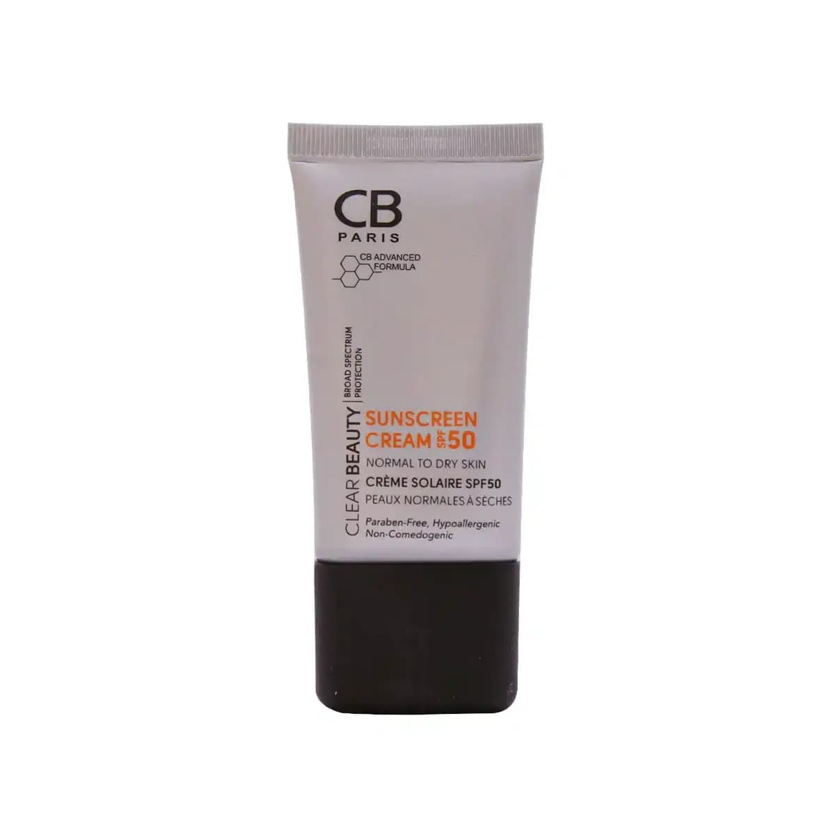 کرم ضد آفتاب SPF50 پوست نرمال تا خشک سی بی پاریس 40 میلی لیتر — تصویر ۴