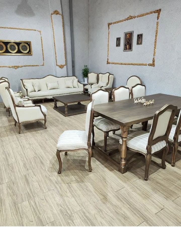 ناهار خوری ۸ نفره مدل فرانسوی ابزاری — تصویر ۳