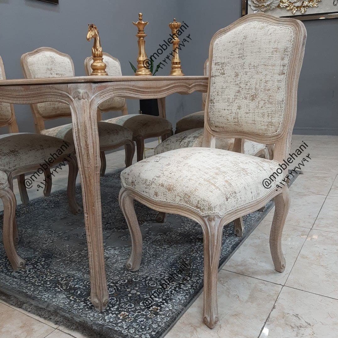ناهار خوری ۸ نفره مدل فرانسوی ابزاری — تصویر ۸