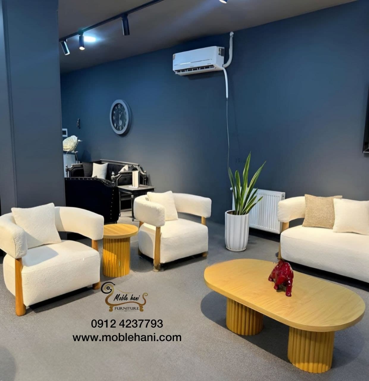 مبل راحتی مینیمال دونات — تصویر ۳