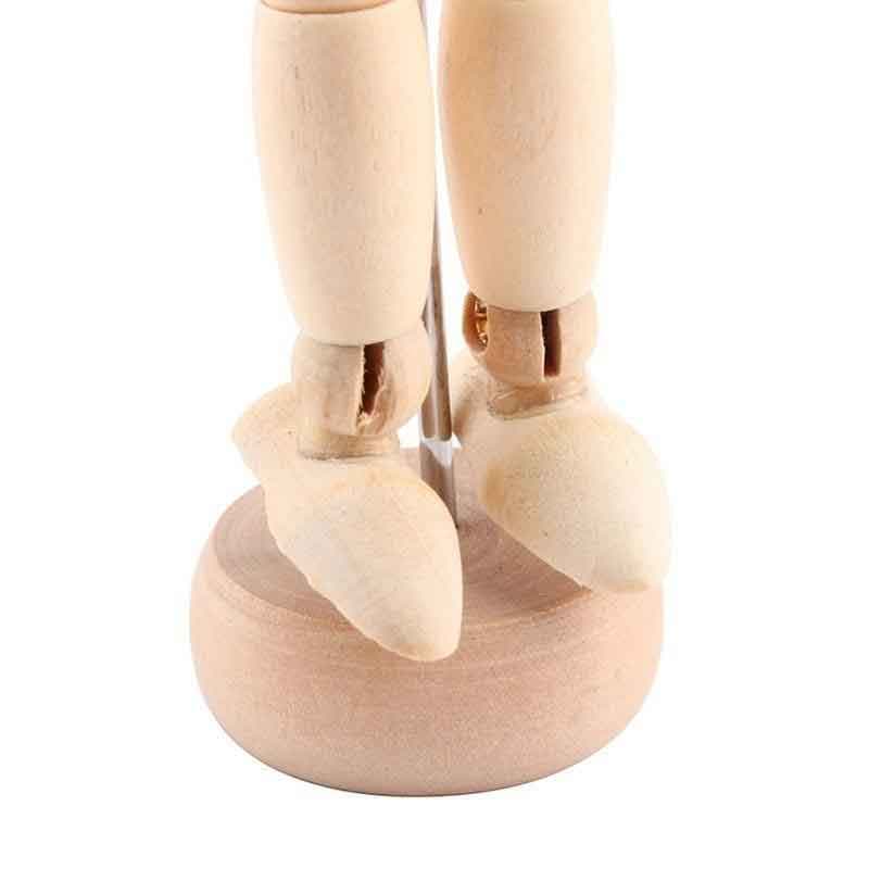 آدمک چوبی طراحی سایز 14 سانتیمتر (manikin male 5.5in) — تصویر ۵