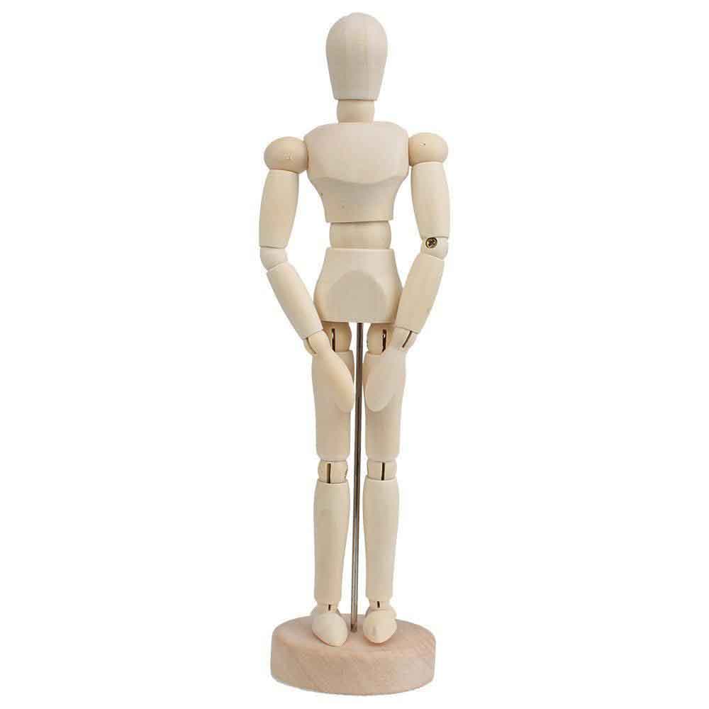 آدمک چوبی طراحی سایز 20 سانتیمتر (wooden manikin) — تصویر ۸