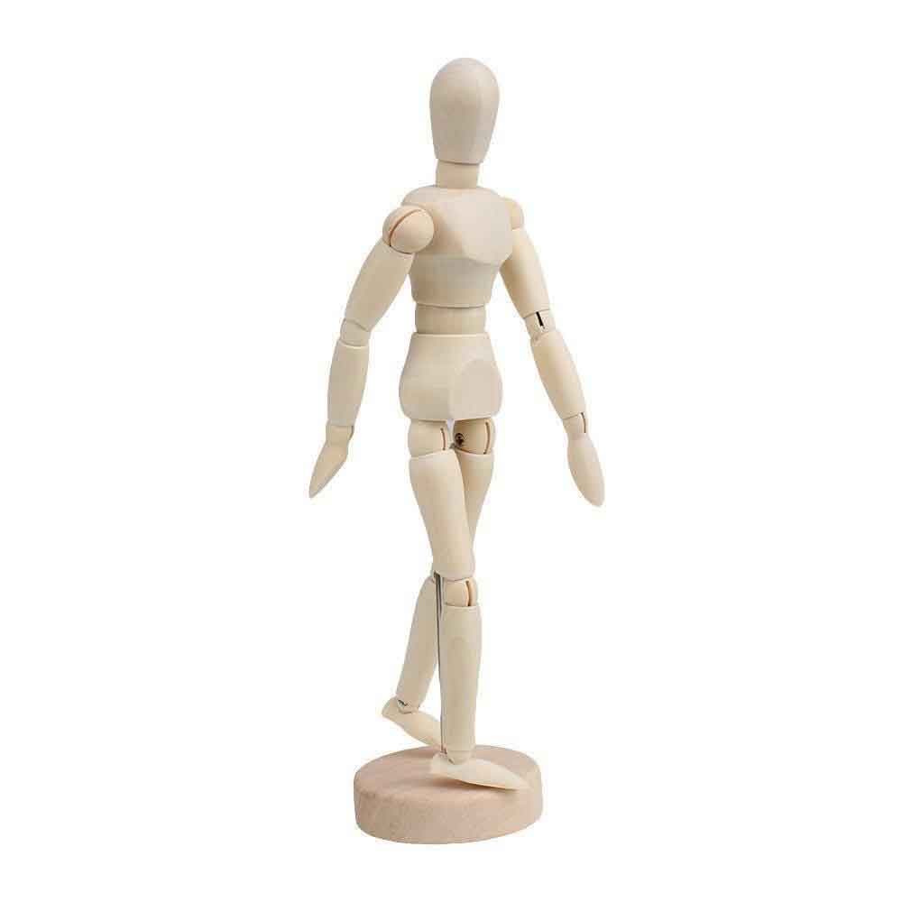 آدمک چوبی طراحی سایز 20 سانتیمتر (wooden manikin) — تصویر ۴