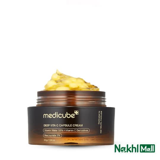 کرم کپسولی ویتامین C مدی کیوب Deep Vita C Capsule Cream حجم 55 میلی لیتر — تصویر ۳