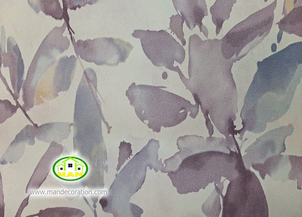 کاغذ دیواری حراجی طرح گل آبرنگی کد:77052