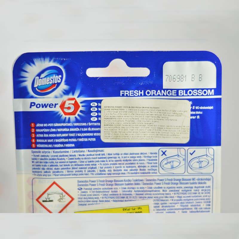 خوشبو کننده و ضد عفونی کننده دستشویی Domestos — تصویر ۲