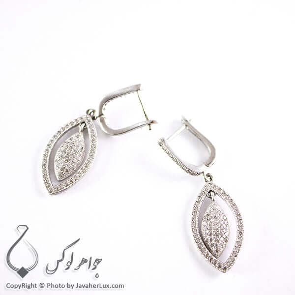 گوشواره نقره زنانه مدل فلوریا _ کد : 100263