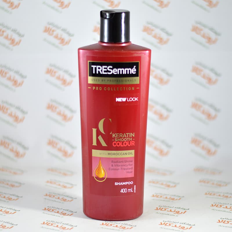 شامپو ترزمه TRESemme مدل 400ml KERATIN SMOOTH COLOUR