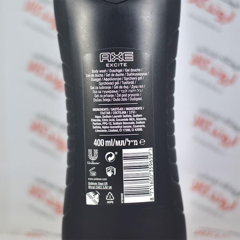 شامپو بدن آکس Axe مدل Excite — تصویر ۲