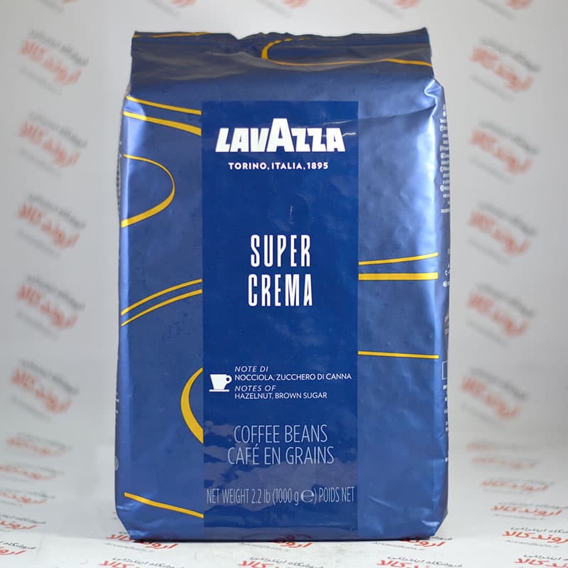 دانه قهوه لاوازا Lavazza مدل Super Crema