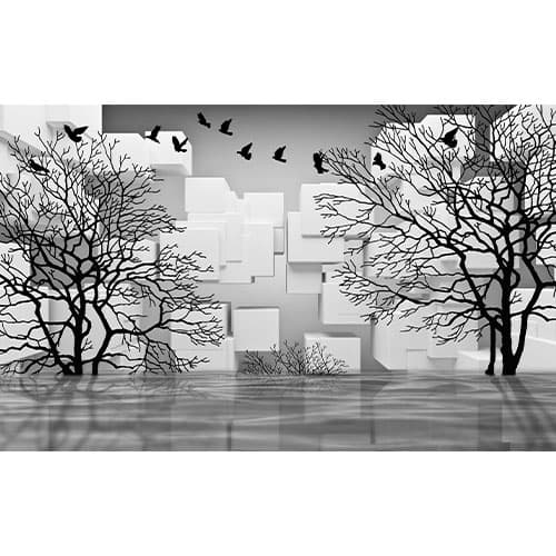 پوستر کاغذ دیواری سه بعدی عمق دار 3D0008 — تصویر ۲