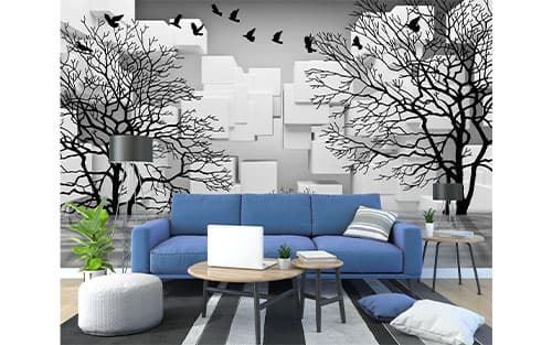 پوستر کاغذ دیواری سه بعدی عمق دار 3D0008