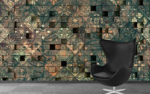 پوستر دیواری سه بعدی پتینه PA0011