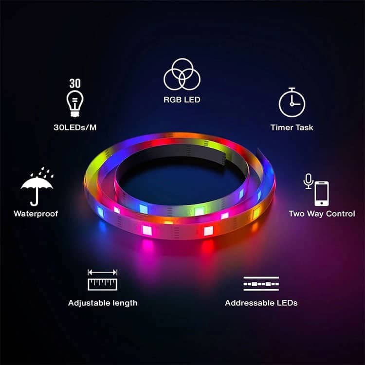 ریسه هوشمند 2 متری Cololight Strip Starter Kit — تصویر ۴