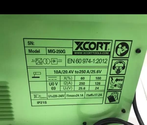 دستگاه جوش CO2 ایکس کورت مدل XCORT MIG-250G — تصویر ۵