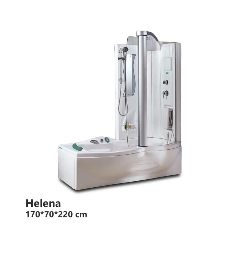 نیم کابین دوش و جکوزی پرشین استاندارد مدل هلنا