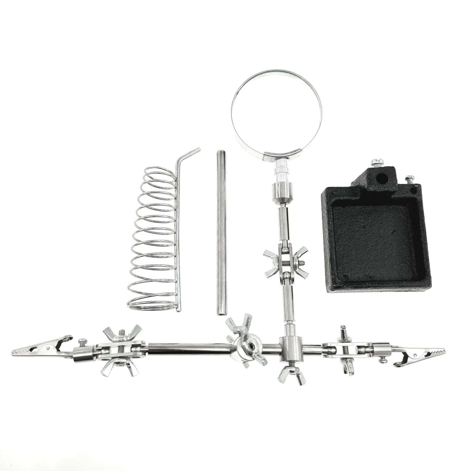 گیره مونتاژ ذره بین دار 60mm به همراه پایه هویه — تصویر ۴