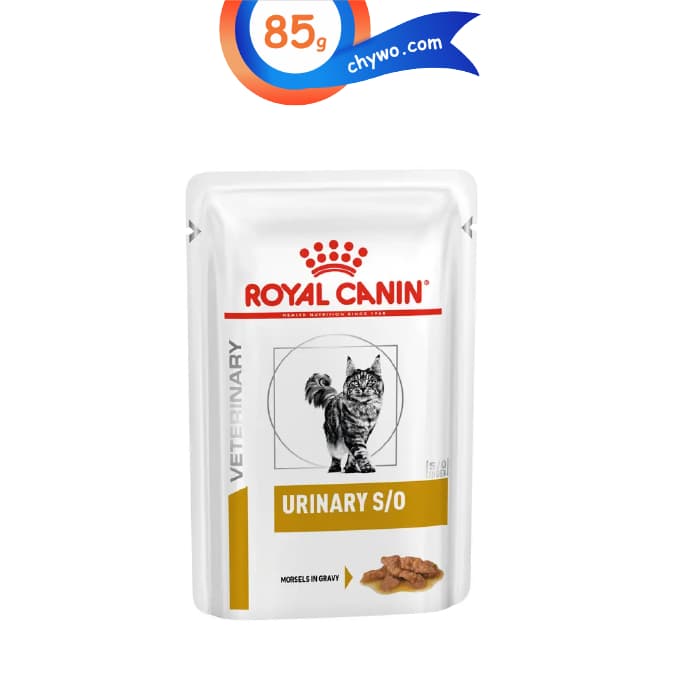 پوچ گربه بالغ رویال کنین مدل یورینری مشکلات دستگاه ادراری طعم مرغ وزن 85 گرم Royal Canin Urinary