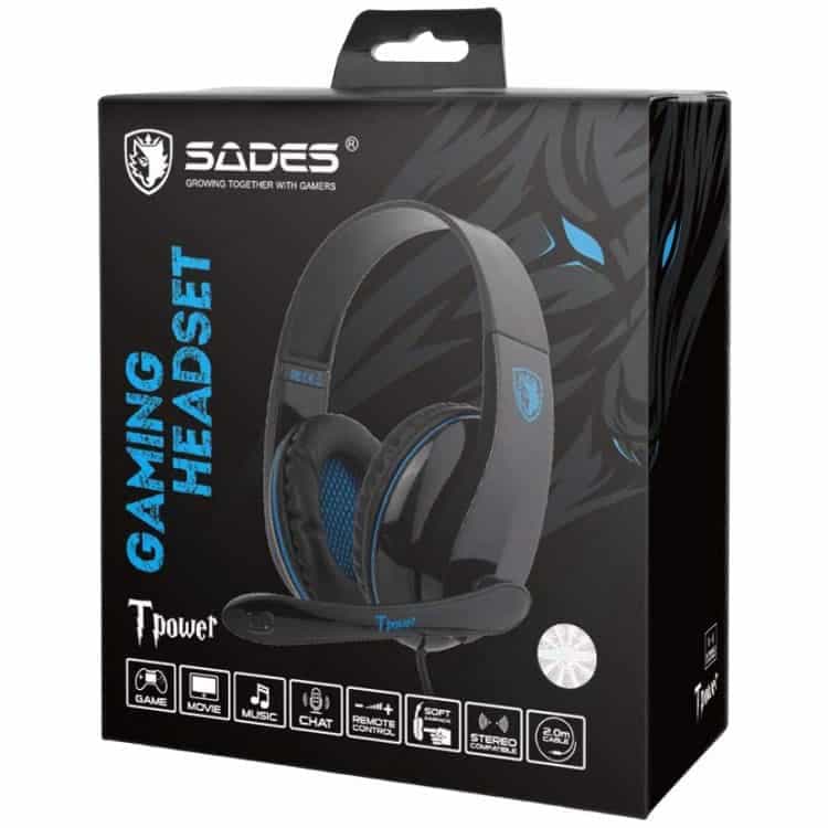 هدست با سیم SADES TPower – مشکی — تصویر ۷